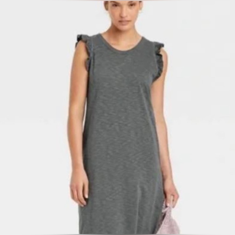 Universal Thread Gray Tank Dress - Size Small